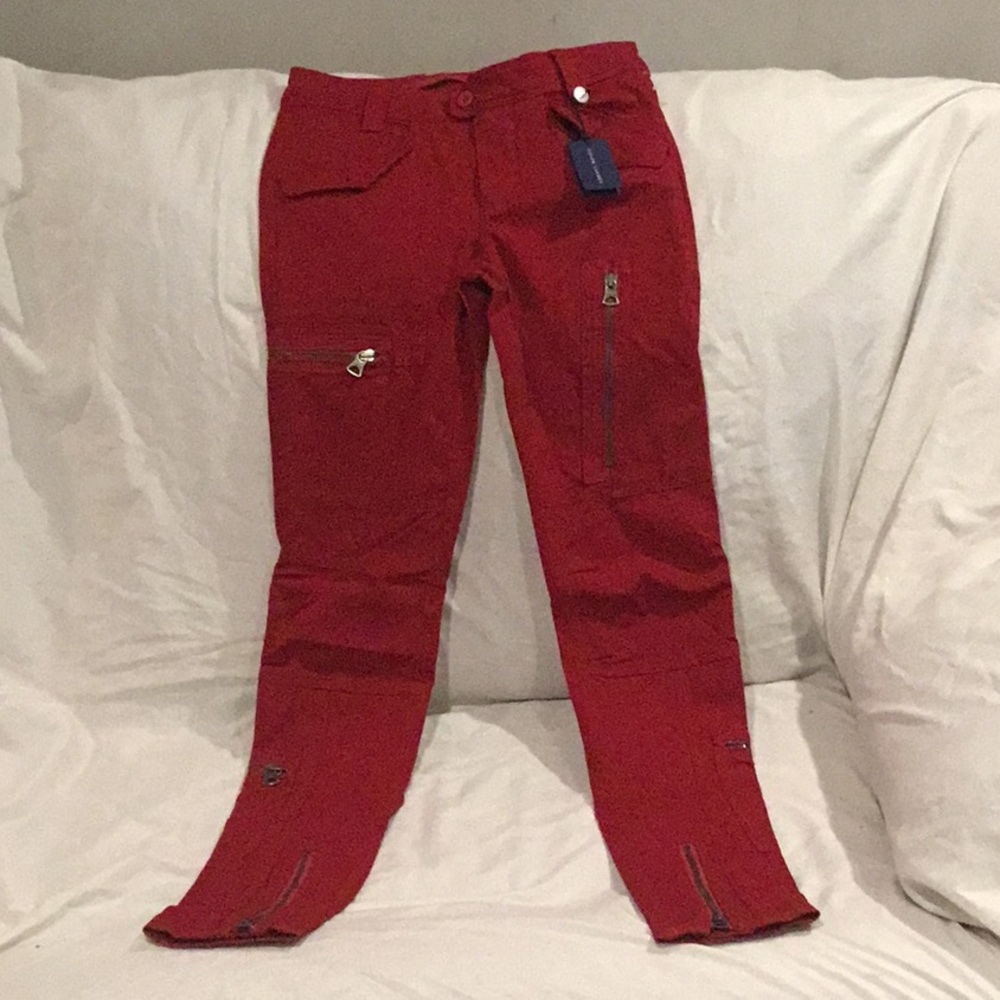 Ralph Lauren Red Skinny Pants